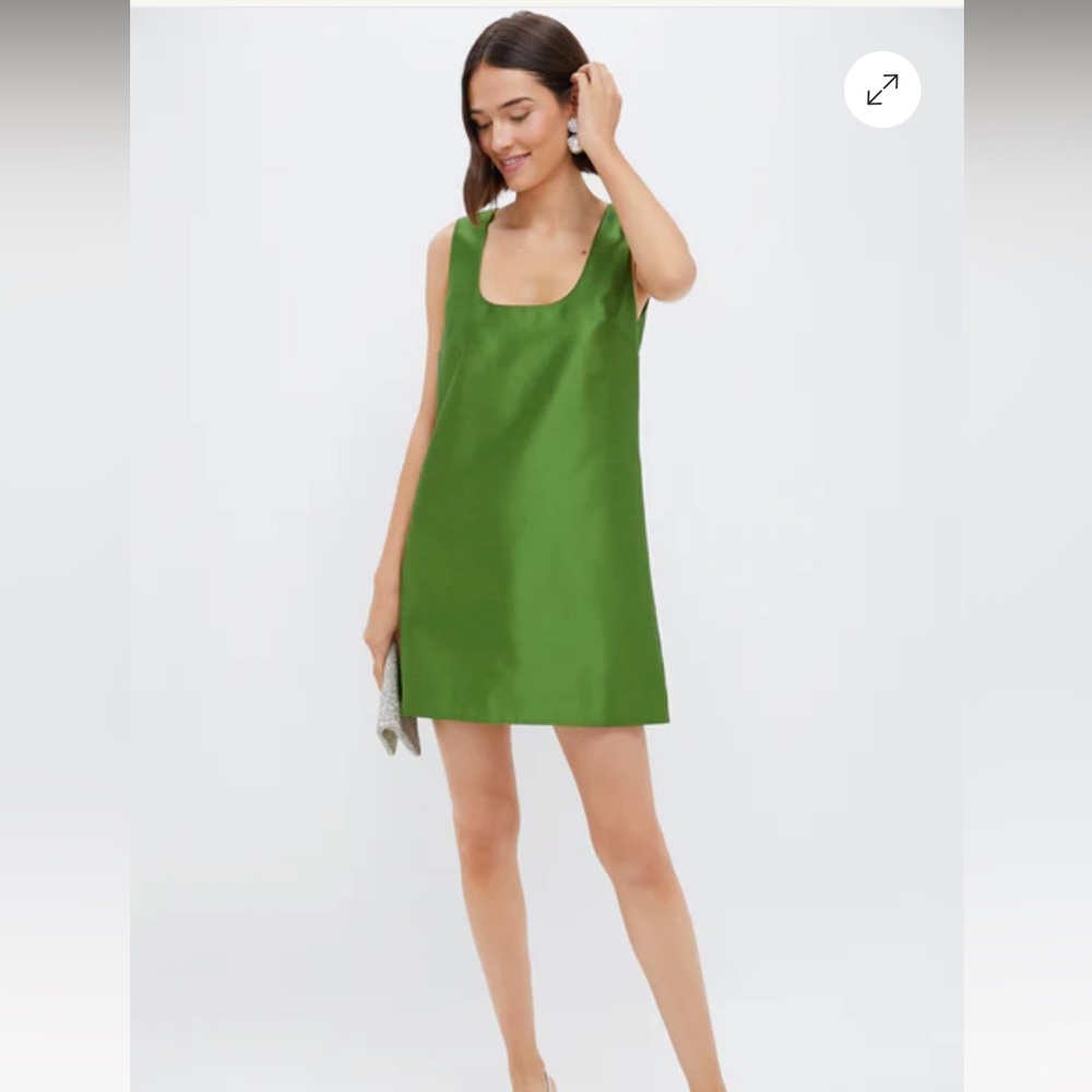 Tuckernuck Green Dupioni Mollie Dress (Sold Out Online)